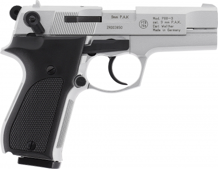 Walther P88 Schreckschusspistole 9 mm P.A.K. – Nickel-Finish