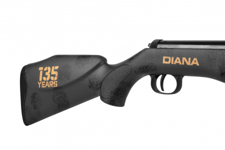 DIANA Panther 350 Magnum Anniversary Grey-Black Luftgewehr 4,5 mm Diabolo – Federdruck Knicklauf 7,5 J