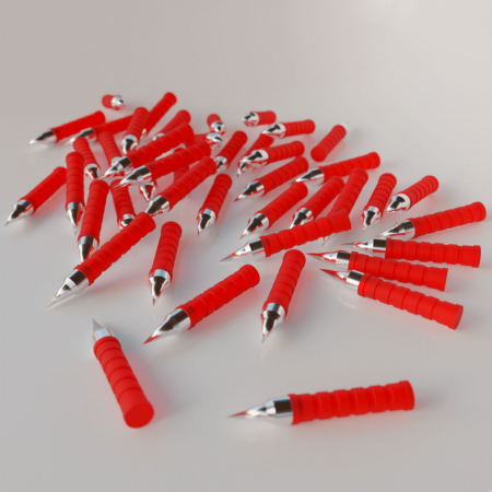 UX Airgun Darts 4,5 mm (.177) – Federbolzen, 100 Stück, rot/grün gemischt