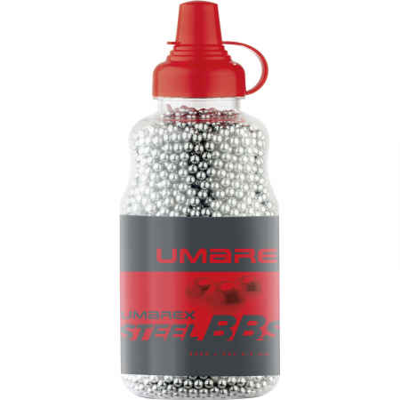 Umarex Stahl-BBs 4,5 mm (.177) – 5.000 Stück, 0,35 g, silber