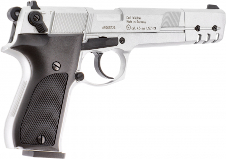 Walther CP88 Competition CO₂-Luftpistole 4,5 mm Diabolo – Nickel, Vollmetall, Made in Germany