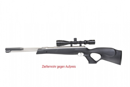 Weihrauch HW 97 Black Line STL Luftgewehr 4,5 mm Diabolo – Unterhebelspanner Federdruck 7,5 J, Synthetik-Lochschaft