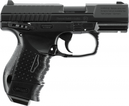 Walther CP99 Compact CO₂-Luftpistole 4,5 mm BB – Blowback, Metallverschluss