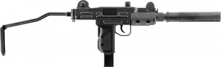 IWI Mini UZI CO2 BB Luftdruckwaffe 4,5 mm (.177)  Blowback,  3,0 J