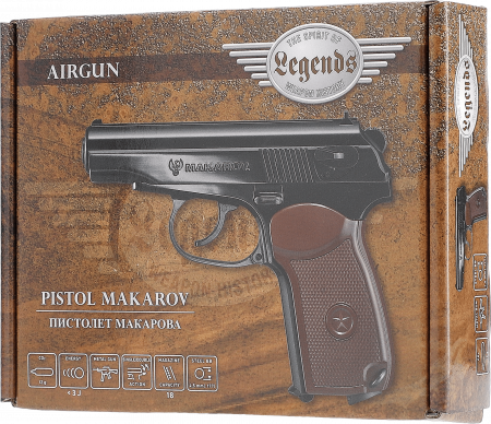 Legends Makarov – 4,5 mm (.177) BB, CO₂, < 3,0 J