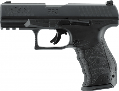 Walther PPQ M2 CO₂-Luftpistole 4,5 mm Diabolo – Blowback, Metallverschluss