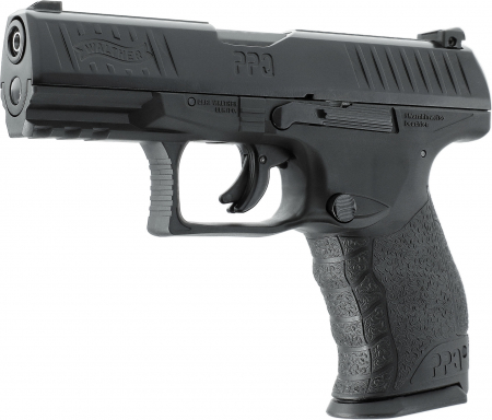 Walther PPQ M2 CO₂-Luftpistole 4,5 mm Diabolo – Blowback, Metallverschluss