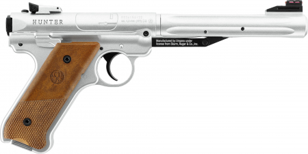 Ruger Mark IV Stainless Luftpistole – 4,5 mm (.177) Diabolo, Federdruck,  3,0 J