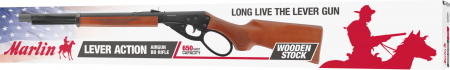 Marlin Lever Action BB Rifle Wood Luftgewehr 4,5 mm BB – Federdruck Unterhebel 3,0 J