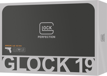 GLOCK 19 Gen5 MOS cal. 4,5 mm (.177) BB – CO₂,  2,0 J