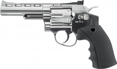 Legends S40 CO₂ Revolver 4 Zoll – Silver-Finish, 4,5 mm (.177) Diabolo,  4,0 J