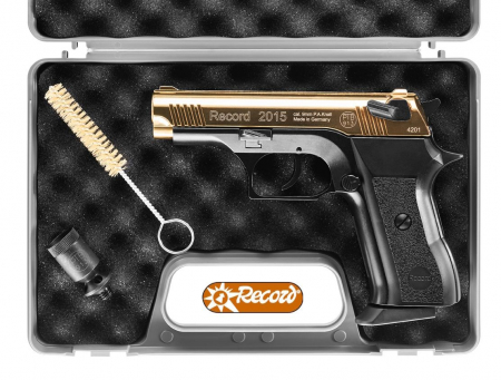 Record 2015 Schreckschusspistole 9 mm P.A.K. – bicolor gold