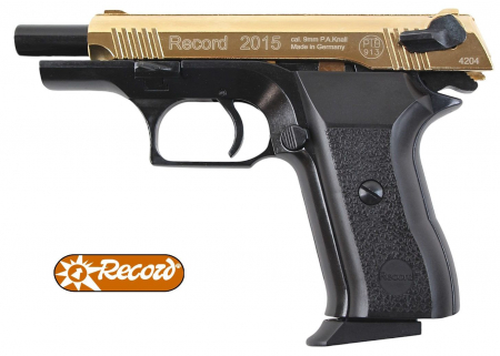 Record 2015 Schreckschusspistole 9 mm P.A.K. – bicolor gold