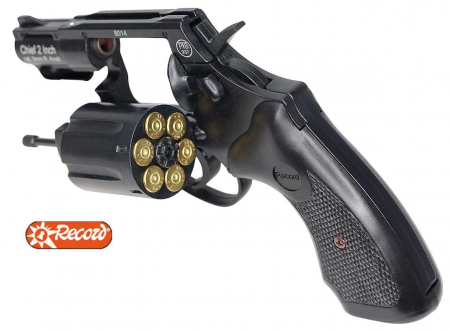 Record Chief Revolver brüniert – 2 Zoll, 9 mm R.K. – Ansicht 3