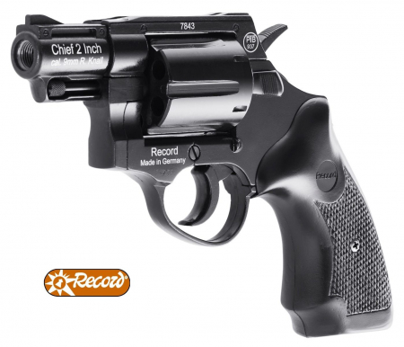 Record Chief Revolver brüniert – 2 Zoll, 9 mm R.K. – Ansicht 4