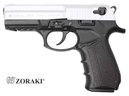 Zoraki 2918 Schreckschusspistole 9 mm P.A.K.. – Chrom matt