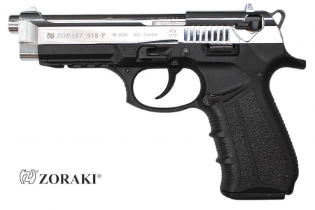 Zoraki 918 Schreckschusspistole 9 mm P.A.K. – Chrom Sonderedition