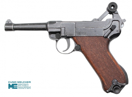 ME Mod. P 08 Schreckschusspistole 9 mm P.A. Knall – Antik-Look