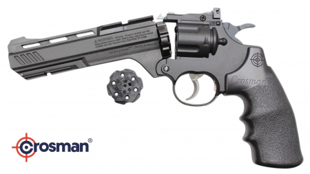 Crosman Vigilante CO₂ Revolver – 4,5 mm (.177) Diabolo & BB,  7,5 J