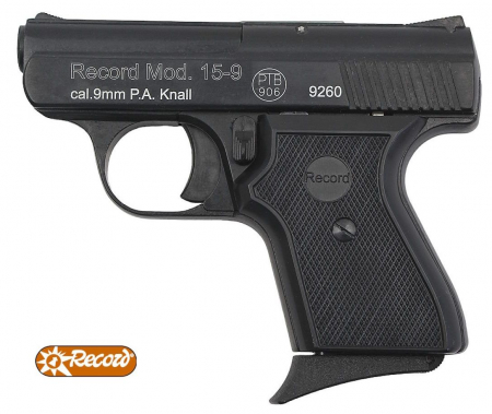 Record 15-9 Schreckschusspistole 9 mm P.A.K.. – schwarz matt