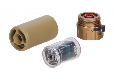 5KU WDN Style + Tracer insert Spitfire BBP-217 exhaust device Tan