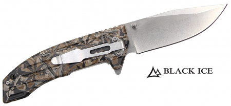 BLACK ICE Einhandmesser Ace Green