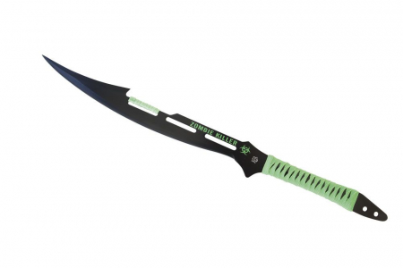 MP9 Zombie Hunting Knife – Machete aus 420er Stahl, inkl. Nylonscheide