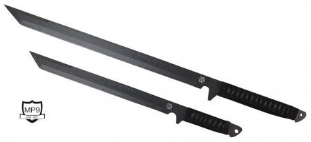 MP9 Ninja Schwerter Duo – großes Ninja Schwert & Kurzschwert, inkl. Nylonscheiden