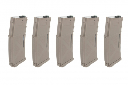 Mid-Cap 130/ 30 Schuss Arcturus EMM M4/M16 Variable-Cap Magazin für M4/M16 FDE (5 pack) – Ansicht 2