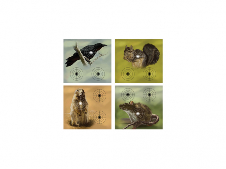 Zielscheiben Tiermotive 20 St.