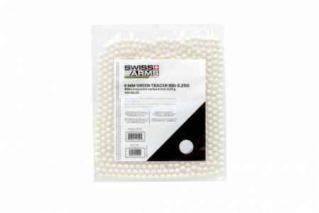 Swiss Arms Tracer BBs 0,25 g – 500 Stück, Grün