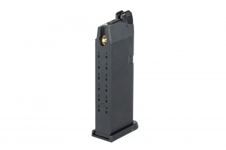 Green Gas 20-BB Magazin E&C für Glock 19 Replik MA016 Schwarz – Ansicht 2