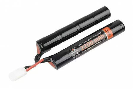 GFC Energy 9,6V 2200 mAh NiMH 2-teilig Tamiya groß