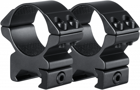 Hawke Match Ring Mount Weaver 30 mm Medium – Aluminium, Set (2 St.), Sattelhöhe 9 mm