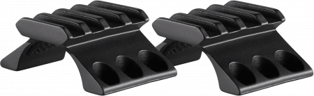 Hawke Picatinny Ring Caps (Triple Screw) 1" – Aluminium, Set (2 St.)