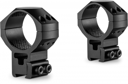 Hawke Tactical Ring Mount 9-11mm / 3/8” Dovetail 34 mm High – Aluminium, Set (2 St.), Sattelhöhe 21 mm