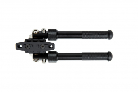 JJ Airsoft BT10 V8 Atlas Zweibein KeyMod / M-LOK - Schwarz