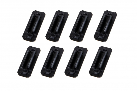 JJ Airsoft Set coverings für M-LOK Typ 1 rails Schwarz