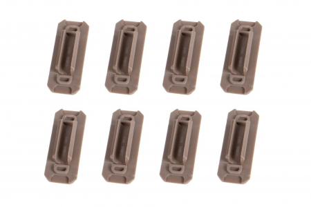 JJ Airsoft M-LOK-Schiene cladding set Typ 2 Tan – Ansicht 2