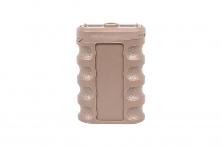 JJ Airsoft JA-1394 angled Frontgriff für M-LOK/Keymod rail (nylon) Tan – Ansicht 2
