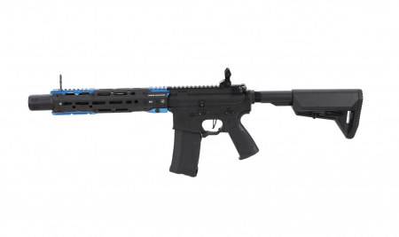 King Arms x Strike Industries Sentinel GRIDLOK® 11" Aster SE ETU /Blue – Schwarz/Blau 0,5 J AEG 6 mm BB