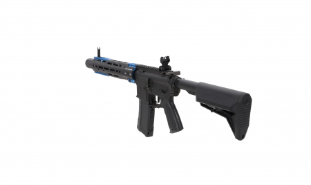 King Arms x Strike Industries Sentinel GRIDLOK® 11" Aster SE ETU /Blue – Schwarz/Blau 0,5 J AEG 6 mm BB