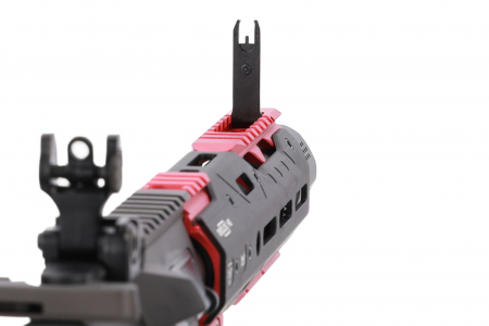 King Arms x Strike Industries Sentinel GRIDLOK® 8.5" Aster SE ETU and Red – Schwarz/Rot 0,5 J AEG 6 mm BB