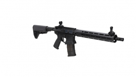 King Arms x Lancer Systems L15 LCH7 12" Faux Carbon – Schwarz 0,5 J AEG 6 mm BB