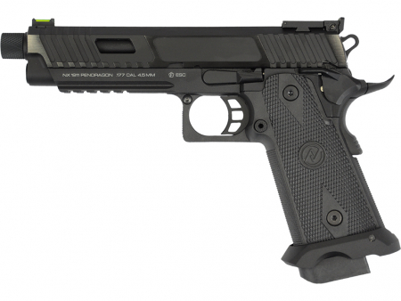 NxWerks NX1911 Pendragon CO₂-Luftpistole 4,5 mm BB – Blowback, Schwarz