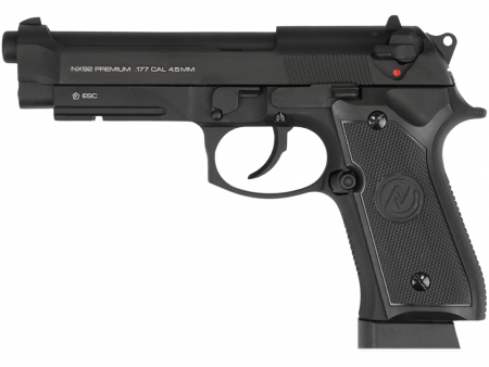 NxWerks NX92 Premium Commando CO₂-Luftpistole 4,5 mm BB – Blowback, Schwarz