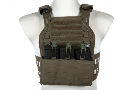 Primal Gear Laser - Cut plate carrier Stegadon - Oliv – Ansicht 2
