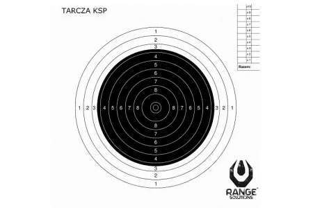 Range Solutions KSP Sports Carbine 50m Ziel - 100 Pcs