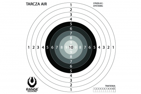 Range Solutions AIR Shooting Targets für Air Gun – 100 Pcs