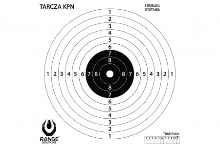 Range Solutions KPN Shooting Targets für Air Gun – 100 Pcs